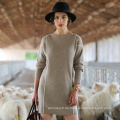 Frauen Long Style Cashmere-Pullover, Damen Strickwaren